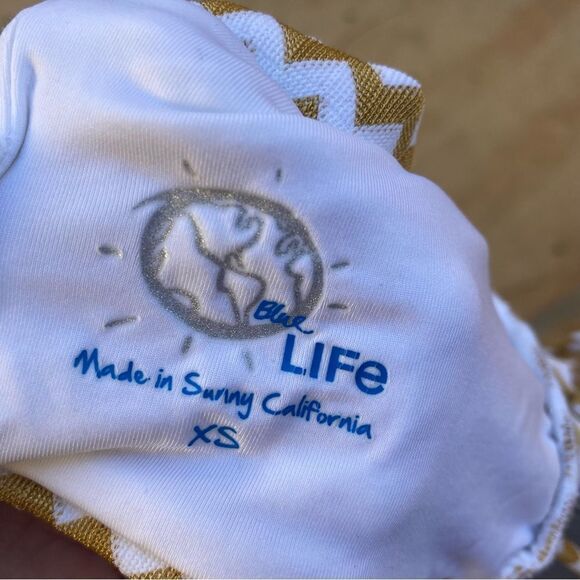 Blue Life Roped Up Off Shoulder Bikini Top size XS - Picture 11 of 12